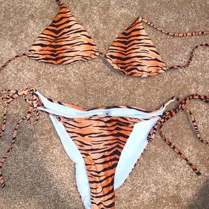 SHEIN Tiger Print Bikini